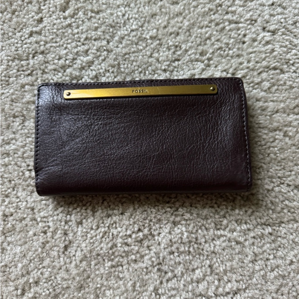 NWOT Fossil Liza Slim Bifold